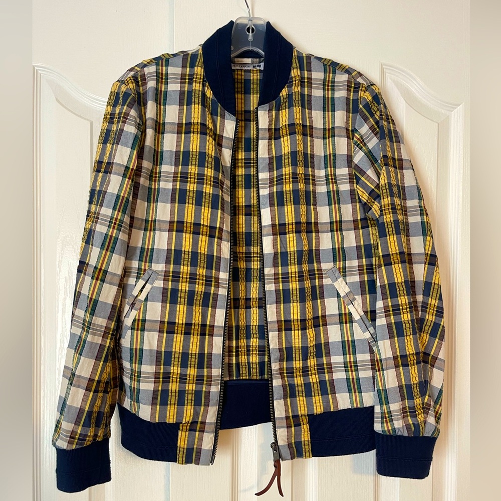 Uniqlo x J. W. Anderson Seersucker Bomber Jacket, Size M